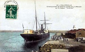PHILIPPEVILLE - EMBARQUEMENT PELERINS POUR LA MECQUE - 1910